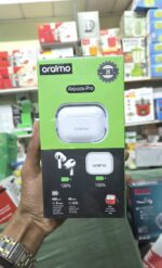 Oraimo Original Earbuds – One-Touch Control, HD Calling, 20H Standby, Charging Case Included