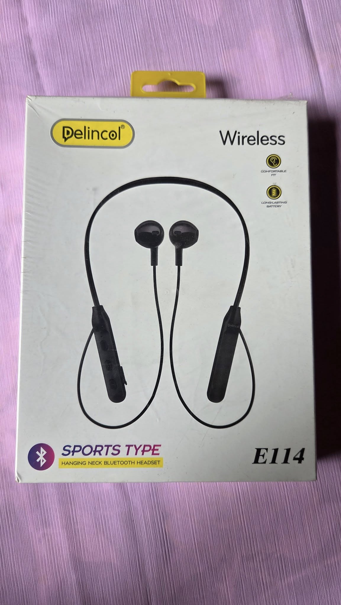 Delincol wireless Delincol Sports Bluetooth Neckband – 20H Playtime, Noise Reduction, Flexible Earhooks for Gym & Sports - Image 1