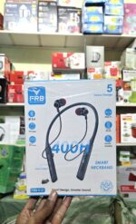 FRB Wireless Neckband – Bluetooth 5.4, 400H Standby, 40H Calling, IPX3 Waterproof